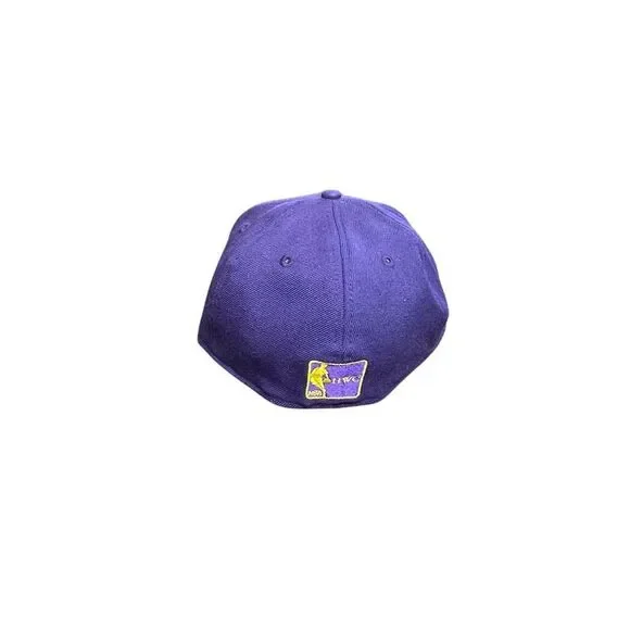 New Era Los Angeles Lakers 59Fifty Fitted Hat Purple Size 7 3/4 - Picture 4 of 6